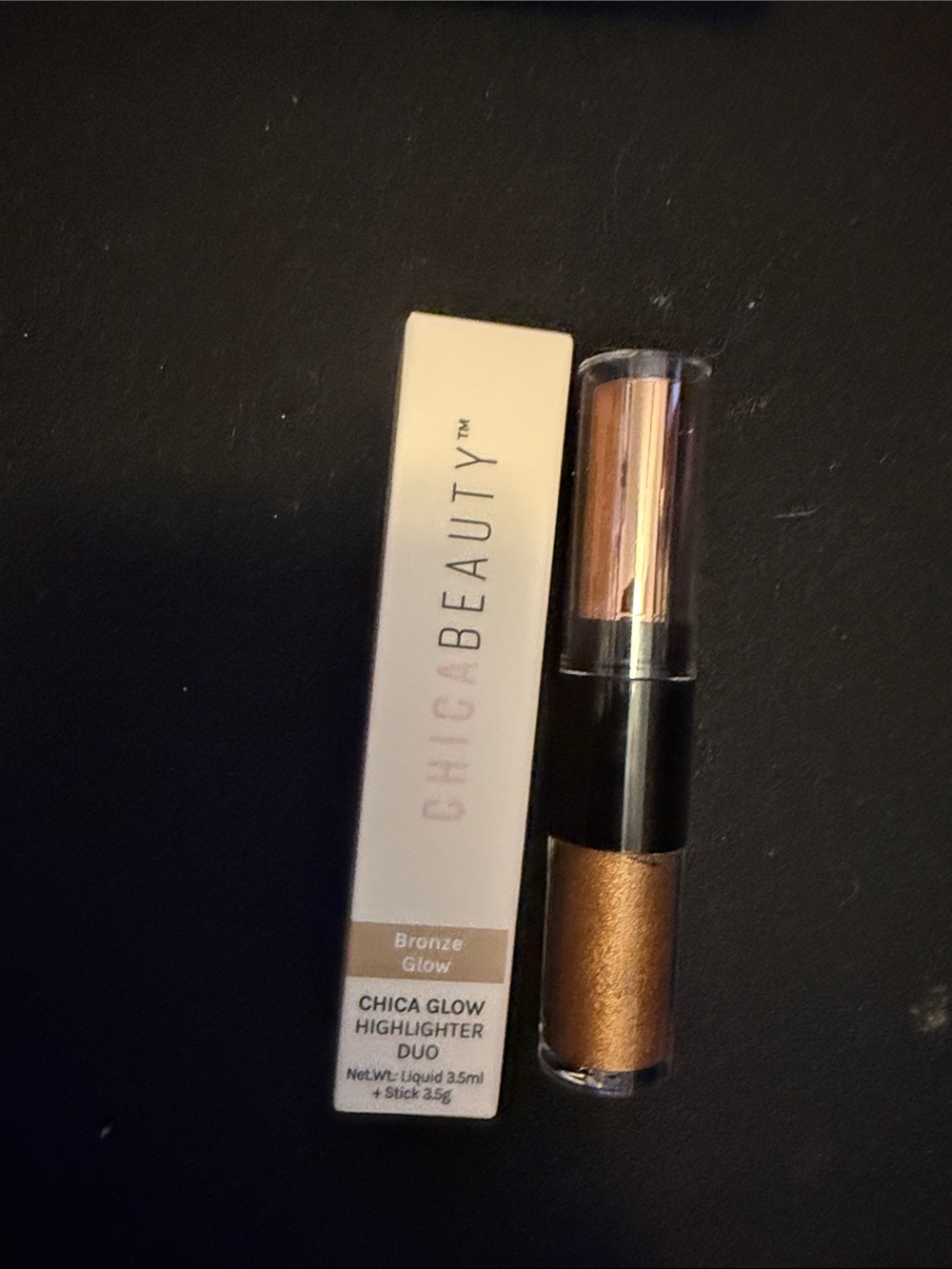 Chica Beauty Bronze Glow Highlighter Duo - NEW